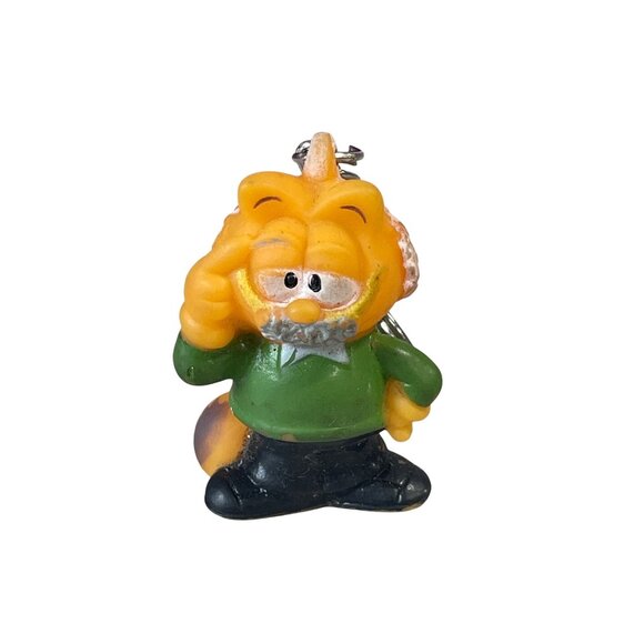 Vintage Gao Nanbei Garfield Keychain Figurine Professor Teacher - Picture 1 of 3
